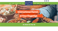 Desktop Screenshot of internationalfoodclub.com